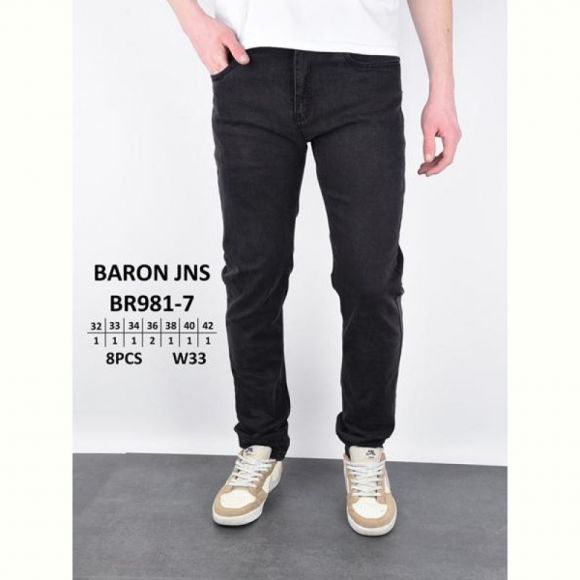 Джинсы Baron Jeans BR981-7 black Джинсы Baron Jeans BR981-7 black