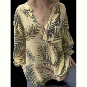 Рубашка Elena&Vika 26023 yellow Рубашка Elena&Vika 26023 yellow