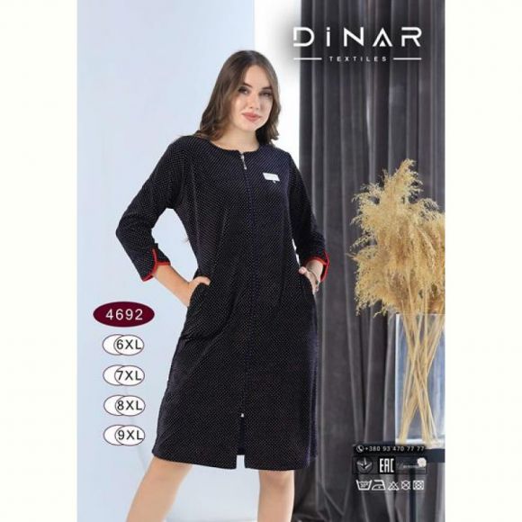 Халат Annet DO-D4692 navy Халат Annet DO-D4692 navy