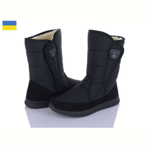 Дутики Progress Progress 4234 чорний Дутики Progress Progress 4234 чорний