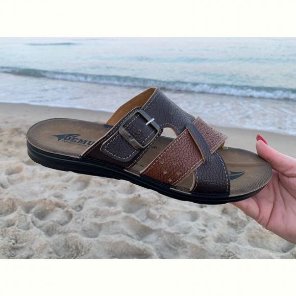 Шлепанцы Malibu MKN6835 brown-camel Шлепанцы Malibu MKN6835 brown-camel
