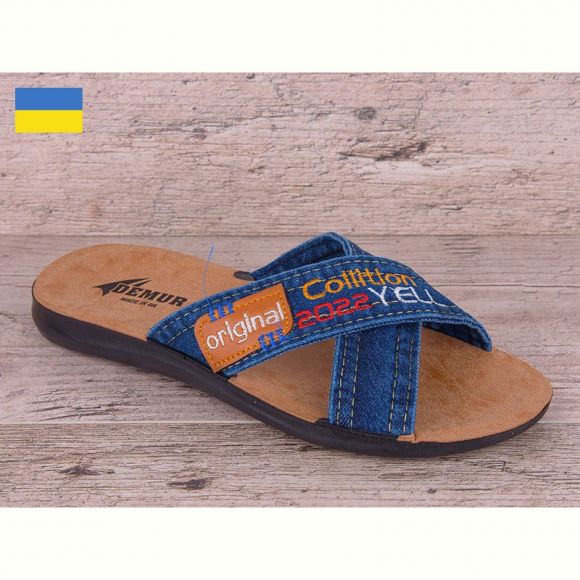 Шлепанцы Demur MD26-2-2134 синій Шлепанцы Demur MD26-2-2134 синій