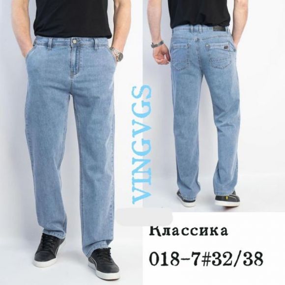 Джинсы Vingvgs 018-7 l.blue Джинсы Vingvgs 018-7 l.blue