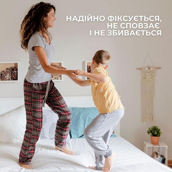 Простынь трикотажная 80/90х200х35 см на резинке IDEIA, эластичная, трикотаж, хлопок т/серая