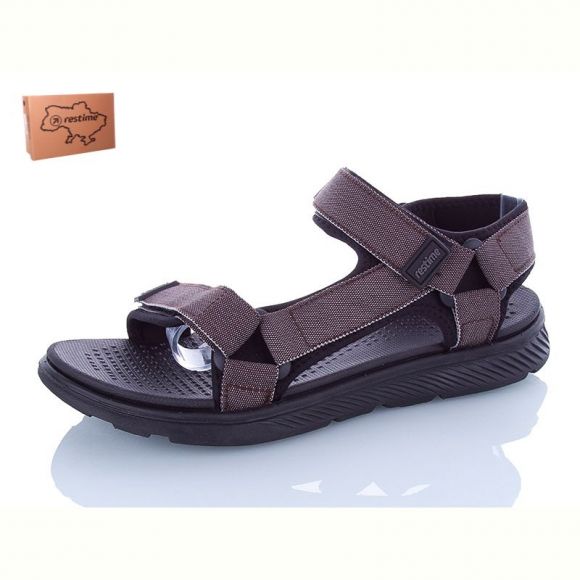 Сандалии Restime MML20223 brown Сандалии Restime MML20223 brown