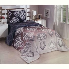 Постельное белье Tac Le Vele Mays TL07 grey-beige