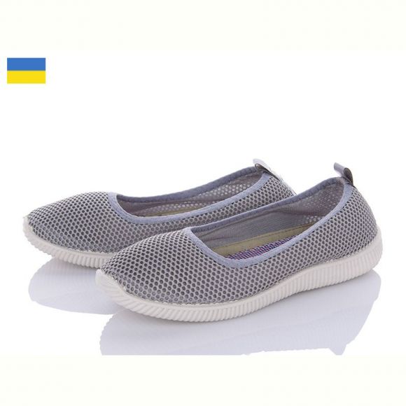 Балетки Kredo Кредо Сітка 23-40 сірий Балетки Kredo Кредо Сітка 23-40 сірий