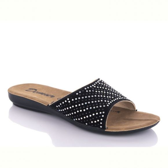 Шлепанцы Malibu WN3050 black Шлепанцы Malibu WN3050 black