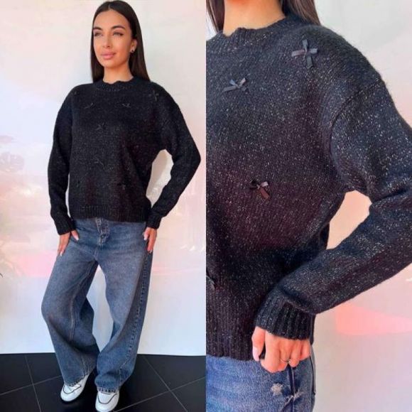 Свитер i8denim Women TB93 black Свитер i8denim Women TB93 black