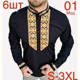 Вышиванка Надийка ND664-01 black Вышиванка Надийка ND664-01 black