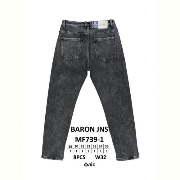 Джинсы God Baron MF739-1 black Джинсы God Baron MF739-1 black