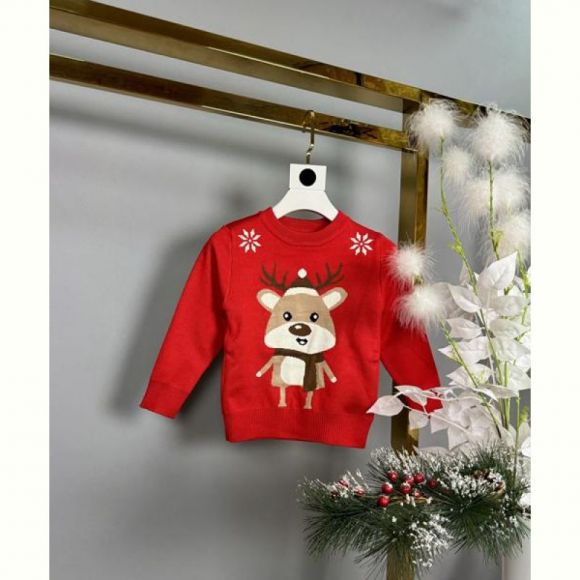 Свитер Delfinka 3218 red Свитер Delfinka 3218 red