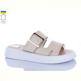 Шлепанцы Sali 516 бежевий біл-п. Шлепанцы Sali 516 бежевий біл-п.