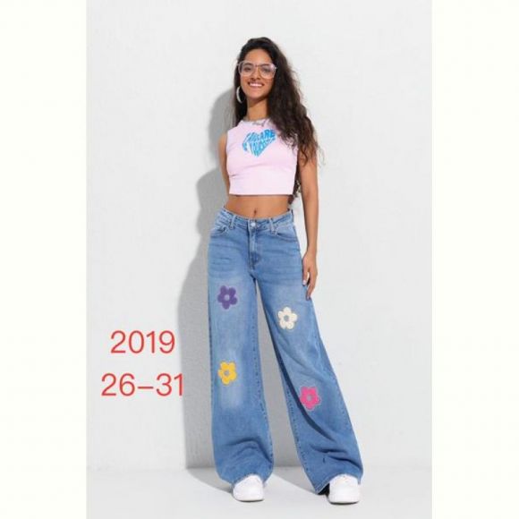 Джинсы NewJeans 2019 l.blue