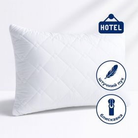 Подушка Classic Soft 50х70 см IDEIA искусственный пух с внутренней подушкой на молнии для отелей и дома