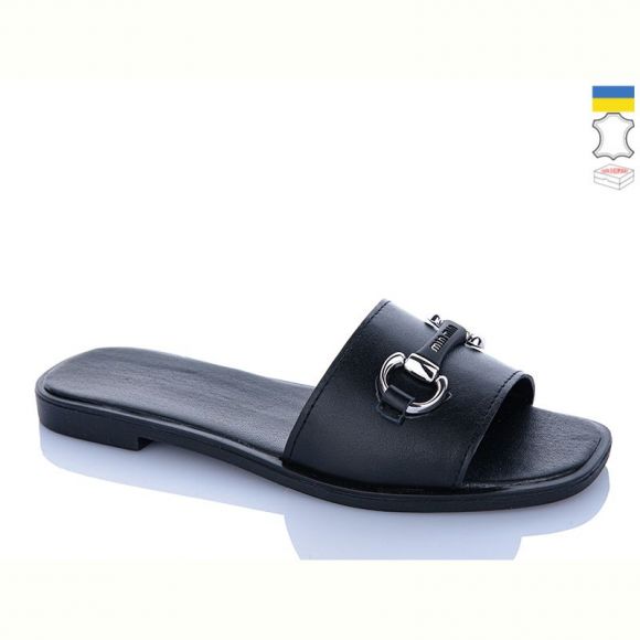Шлепанцы Garti 54 чорний шк.