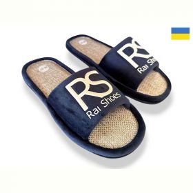 Тапочки Rai Shoes Шльопки RS синій