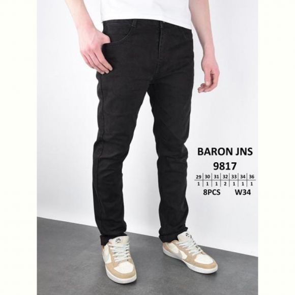 Джинсы Baron Jeans 9817 black Джинсы Baron Jeans 9817 black