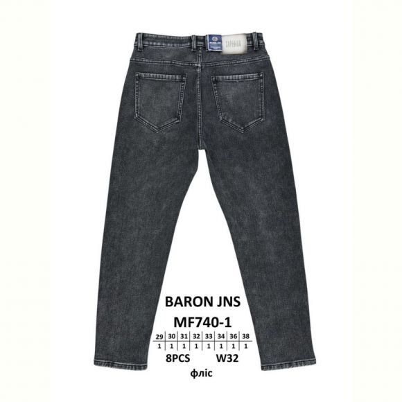 Джинсы God Baron MF740-1 black Джинсы God Baron MF740-1 black