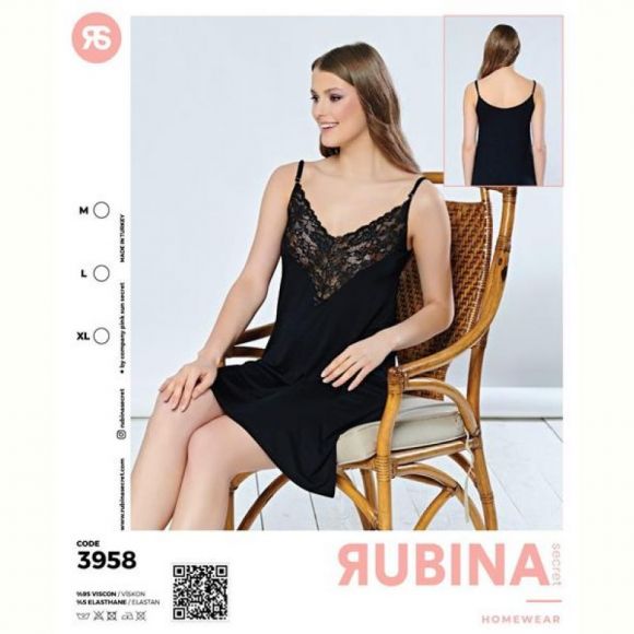Ночнушка Annet OX3958 black
