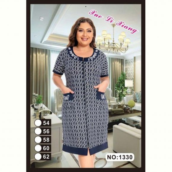 Халат Anion 1330 navy-white