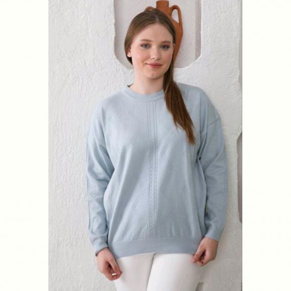 Свитер Julia JL1057 l.blue