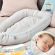 Кокон позиционер для сна младенцев SEI DESIGN хлопок 88х60х12 см гнездышко натуральная ткань антиаллергенный