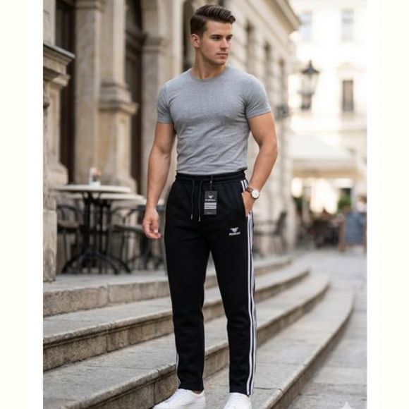Штаны спорт Style M.Clothes SM189 black