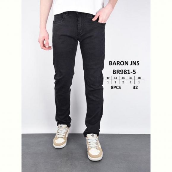 Джинсы Baron Jeans BR981-5 black Джинсы Baron Jeans BR981-5 black