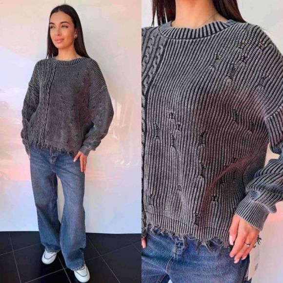 Свитер i8denim Women TB90 grey