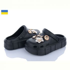 Кроксы Golden Lion 152-2-8 чорний Кроксы Golden Lion 152-2-8 чорний