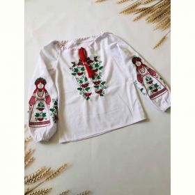 Вышиванка Moda school MS07 white Вышиванка Moda school MS07 white