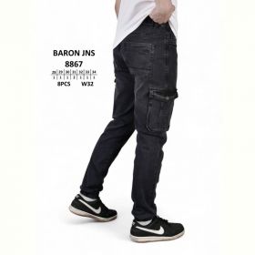 Джинсы God Baron 8867 black