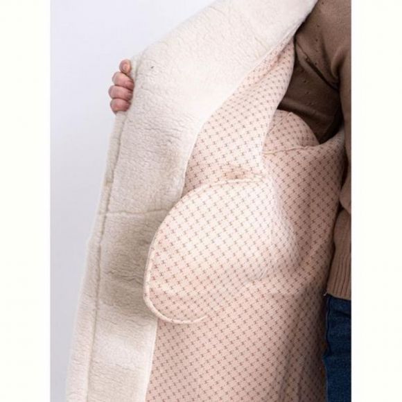 Пальто Seven Group 2024 beige