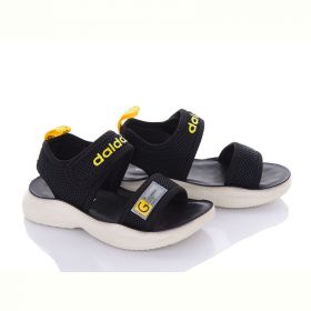 Босоножки Angel DL46-B16 black-yellow