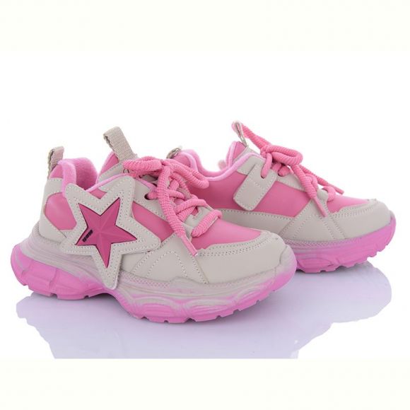 Кроссовки Apawwa A610 grey-pink фліс