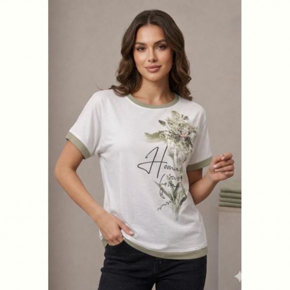 Футболка LeVisha 25021 white-l.mint