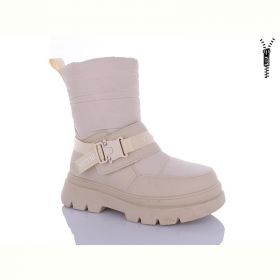 Дутики QQ Панда JP27 beige