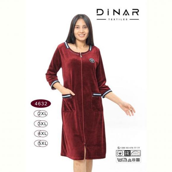 Халат Annet DO-D4632 wine Халат Annet DO-D4632 wine