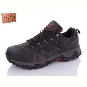 Кроссовки Restime AMO23874 d.grey-red Кроссовки Restime AMO23874 d.grey-red