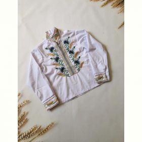 Вышиванка Moda school MS06 white Вышиванка Moda school MS06 white