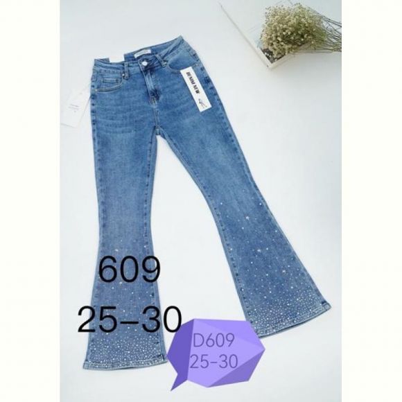 Джинсы NewJeans D609 blue Джинсы NewJeans D609 blue