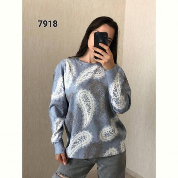Свитер FSN 7918 l.blue Свитер FSN 7918 l.blue
