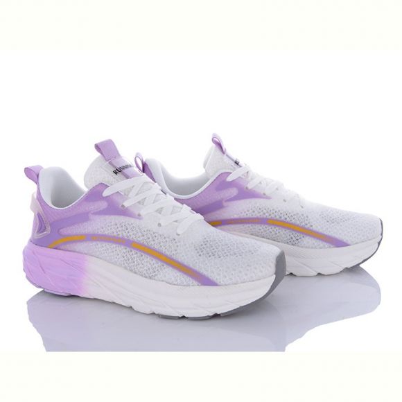 Кроссовки Violeta 20-1028 white-purple