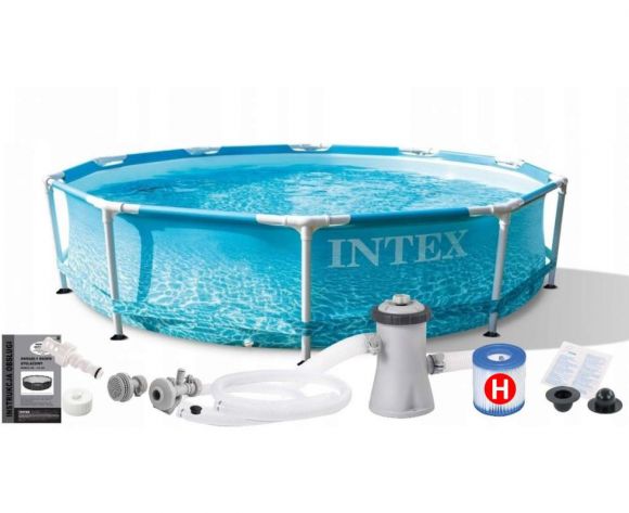 Intex 28208, каркасний басейн 305 x 76 см (картриджний фільтр 1250 л/год) Intex 28208, каркасний басейн 305 x 76 см (картриджний фільтр 1250 л/год)