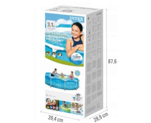 Intex 28208, каркасний басейн 305 x 76 см (картриджний фільтр 1250 л/год) Intex 28208, каркасний басейн 305 x 76 см (картриджний фільтр 1250 л/год)