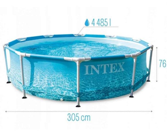 Intex 28208, каркасний басейн 305 x 76 см (картриджний фільтр 1250 л/год) Intex 28208, каркасний басейн 305 x 76 см (картриджний фільтр 1250 л/год)