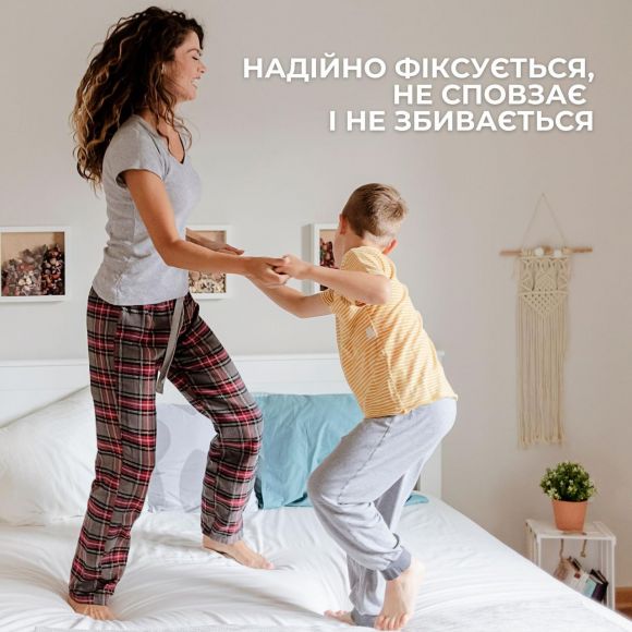 Простынь трикотажная 80/90х200х35 см на резинке IDEIA, эластичная, трикотаж, хлопок мята