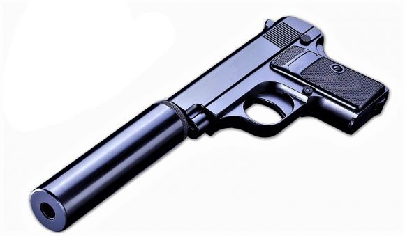 G9A Страйкбольний пістолет Кольта 25 міні з глушником метал чорний G9A Страйкбольний пістолет Кольта 25 міні з глушником метал чорний