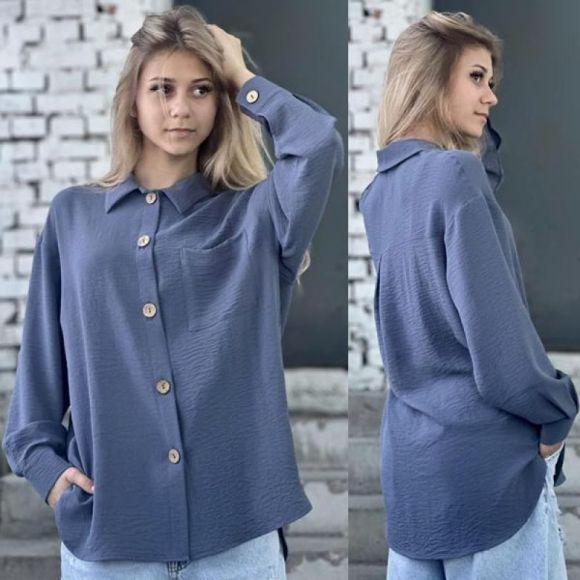 Рубашка Karolina KR97 navy Рубашка Karolina KR97 navy